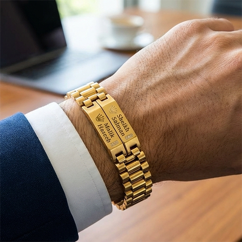 Custom Name Rolex Style Bracelet