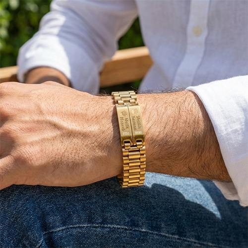 Custom Name Rolex Style Bracelet