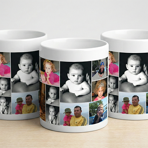 Personalized White Photo Mug